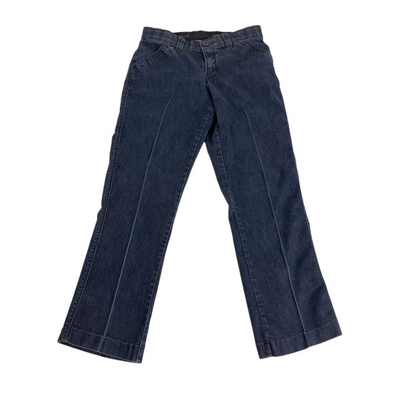 Lee WOMEN'S JEANS 8 SHORT Dark Wash COTTON POLYESTER SPANDEX - Picture 1 of 6